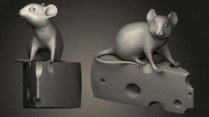 Статуэтки животных Мышь